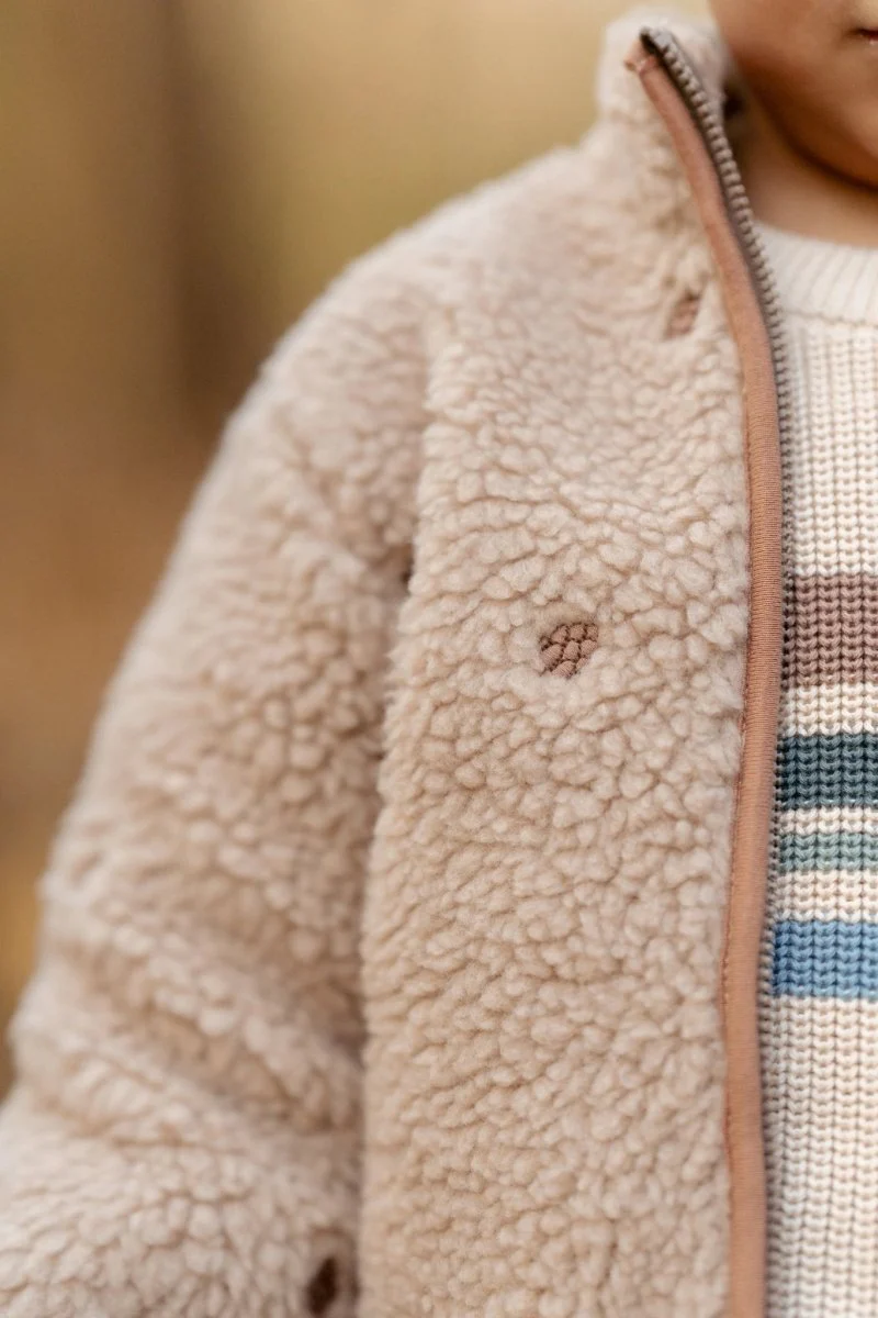 Little Dutch Baby Vestje Teddy Taupe - Image 3