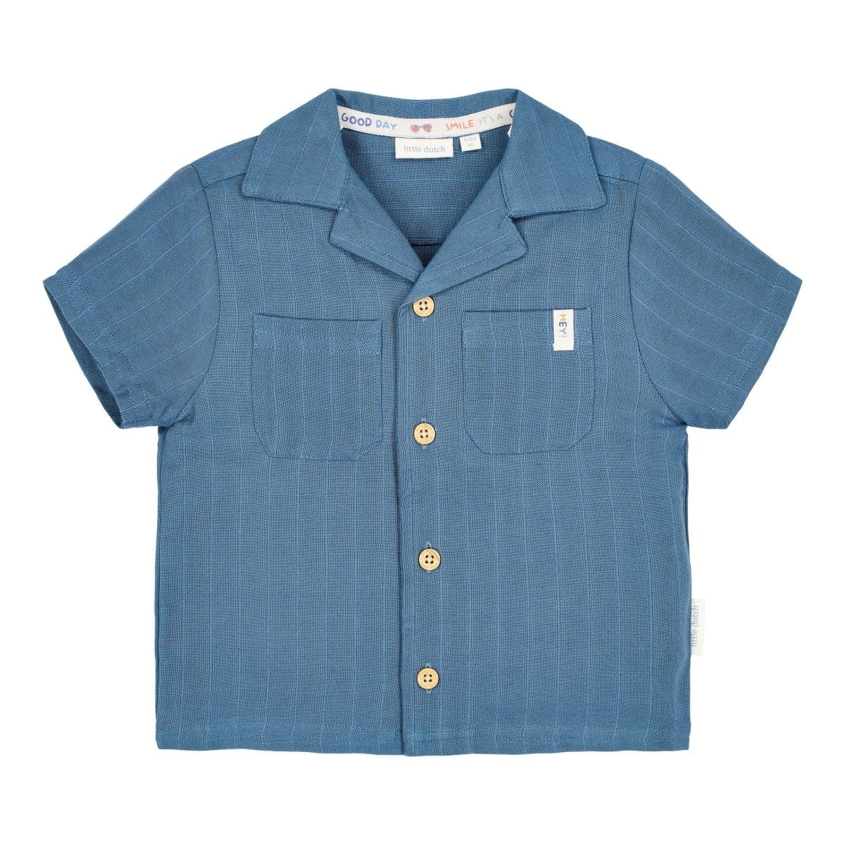 Little Dutch Babyblouse Korte Mouw Indigo