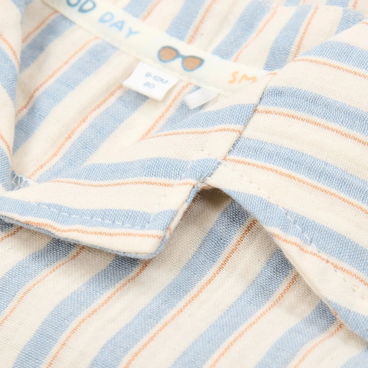 Little Dutch Babyblouse Korte Mouw Multi Stripe - Image 3