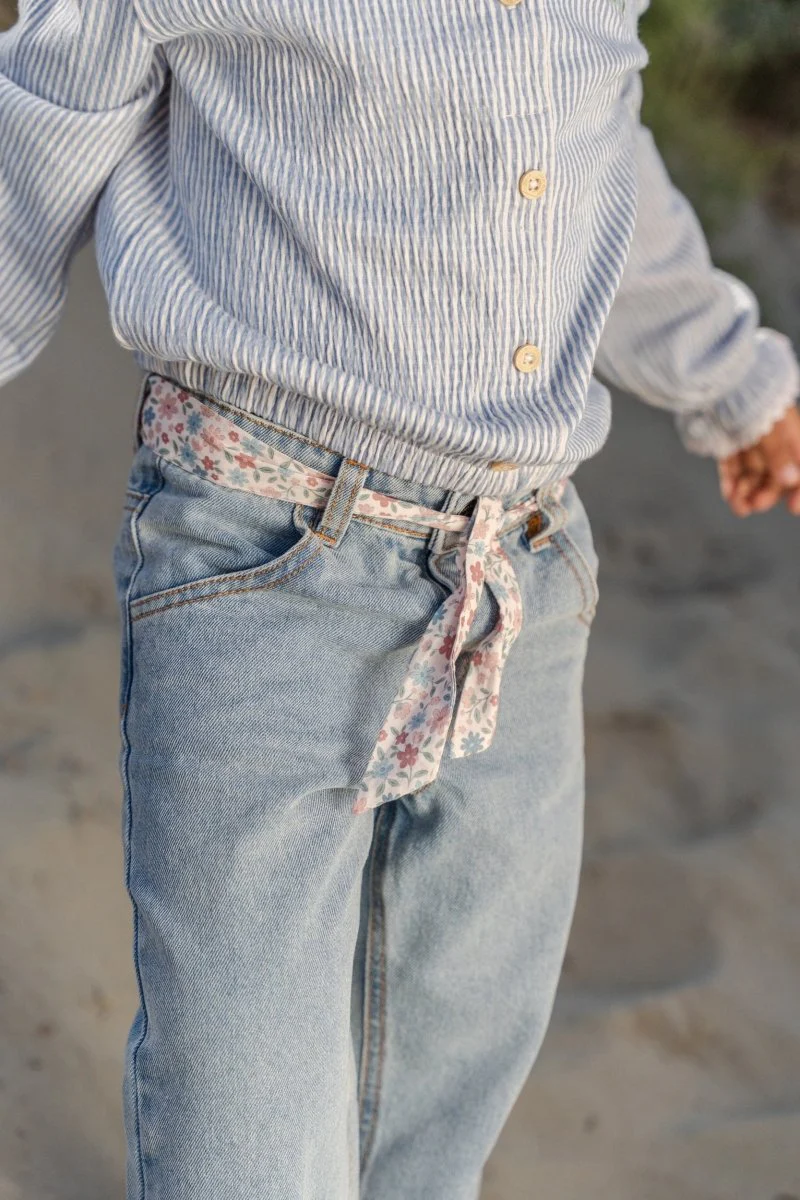 Little Dutch Babyblouse Lange Mouw Denim Blue Stripe - Image 20