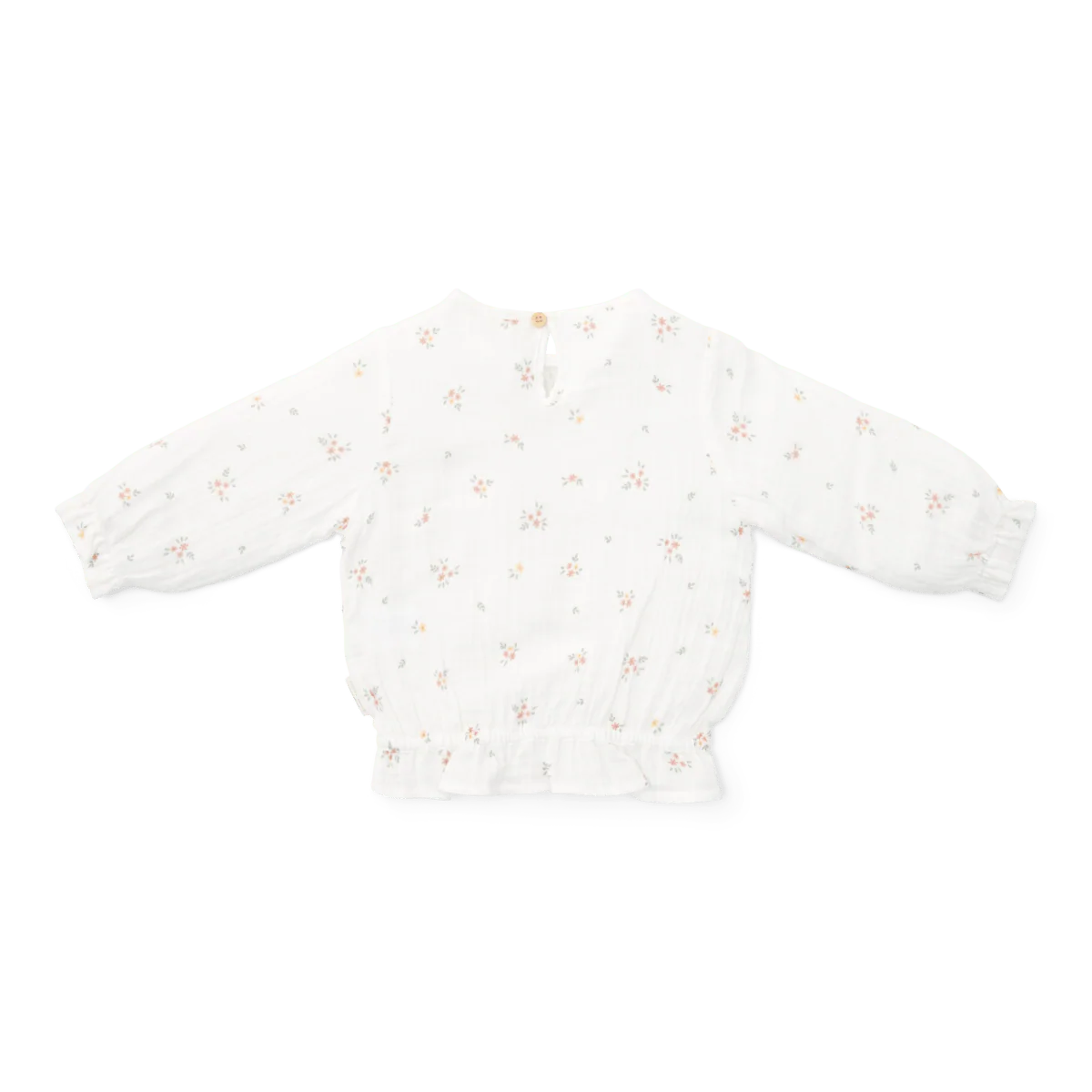 Little Dutch Babyblouse Mousseline White Meadows - Image 2