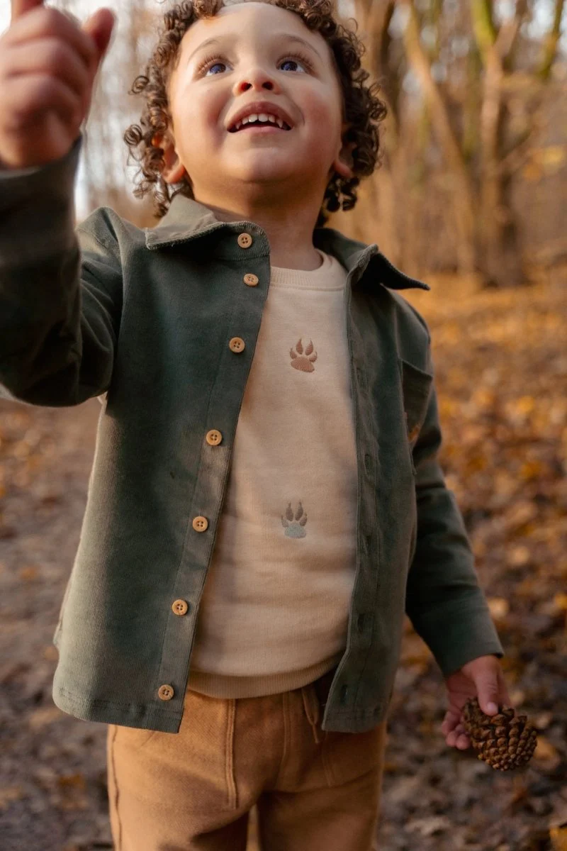 Little Dutch Babyblouse Night Green - Image 5