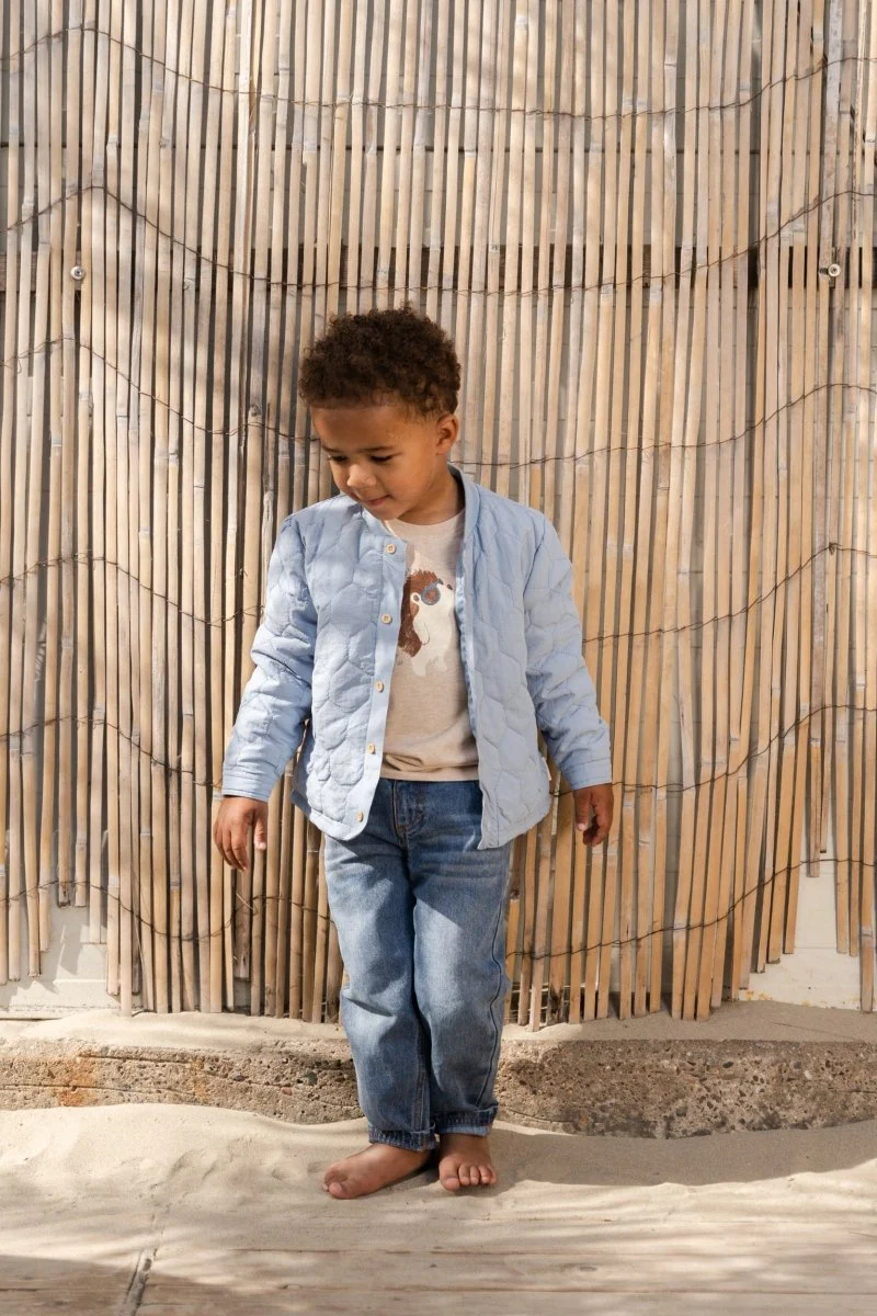 Little Dutch Babyjasje Steel Blue - Image 8