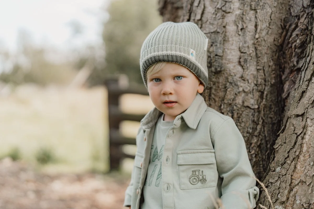 Little Dutch Babymutsje Gebreid Green - Image 3