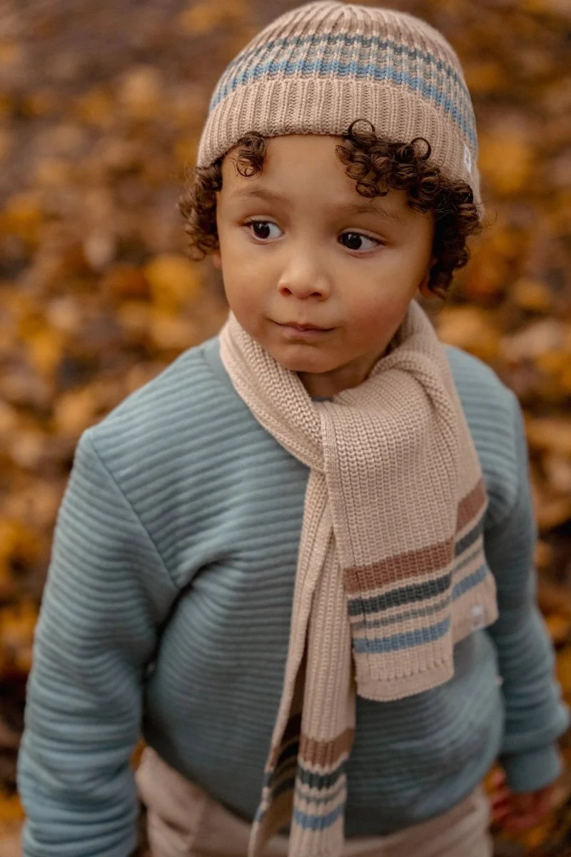 Little Dutch Babymutsje Gebreid Taupe - Image 5