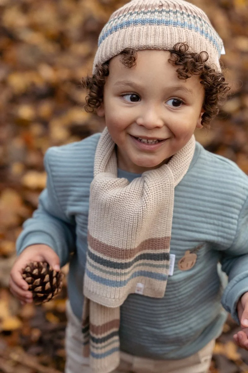 Little Dutch Babysjaal Gebreid Taupe - Image 11