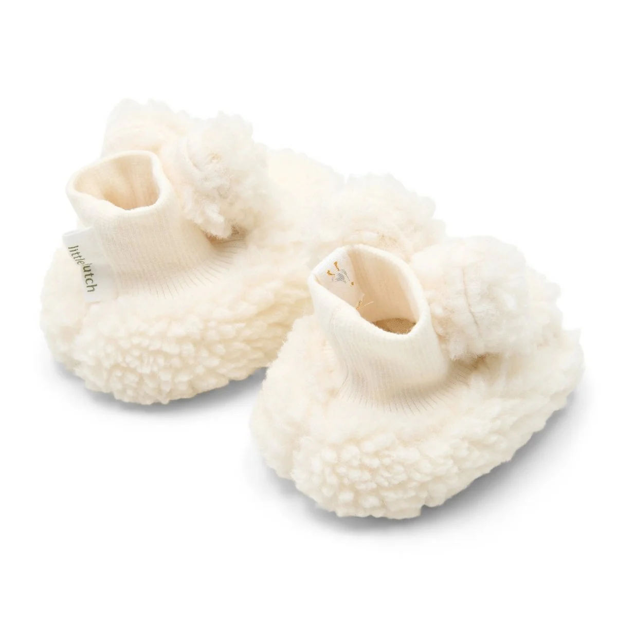 Little Dutch Babyslofjes Teddy Off White
