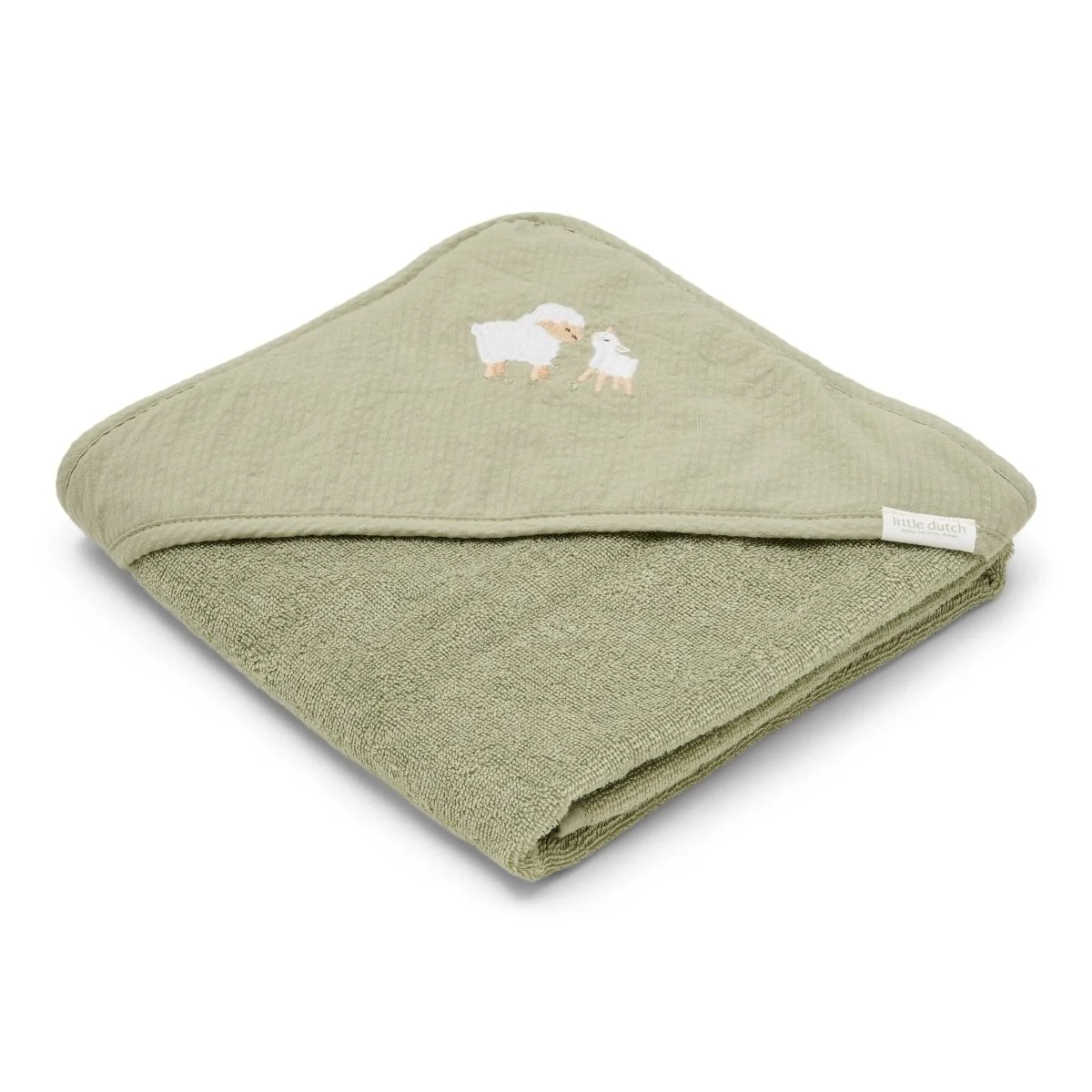Little Dutch Badcape Baby Little Farm 75Cm - Image 4