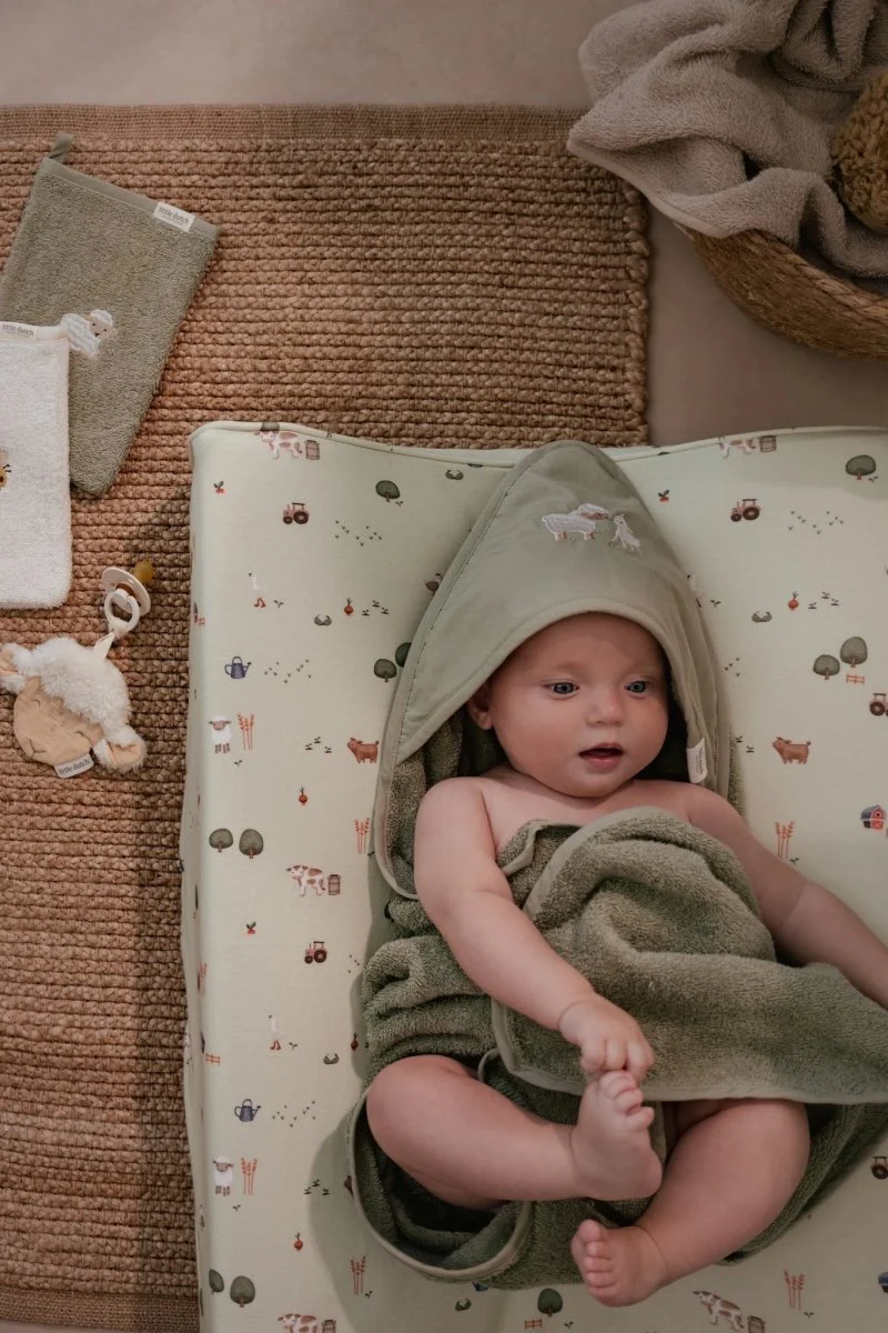 Little Dutch Badcape Baby Little Farm 75Cm - Image 8