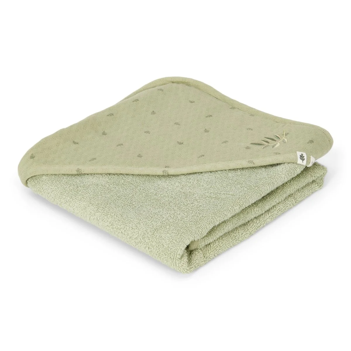Little Dutch Badcape Baby Pure Sage 100Cm - Image 4