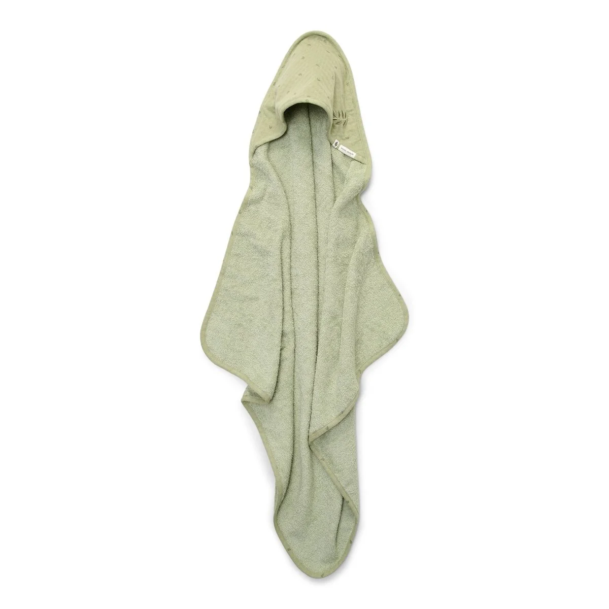 Little Dutch Badcape Baby Pure Sage 75Cm - Image 3