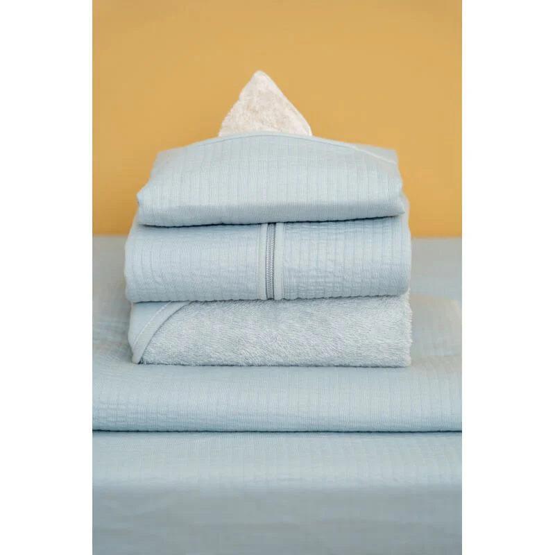 Little Dutch Badcape Baby Pure Soft Blue - Image 6