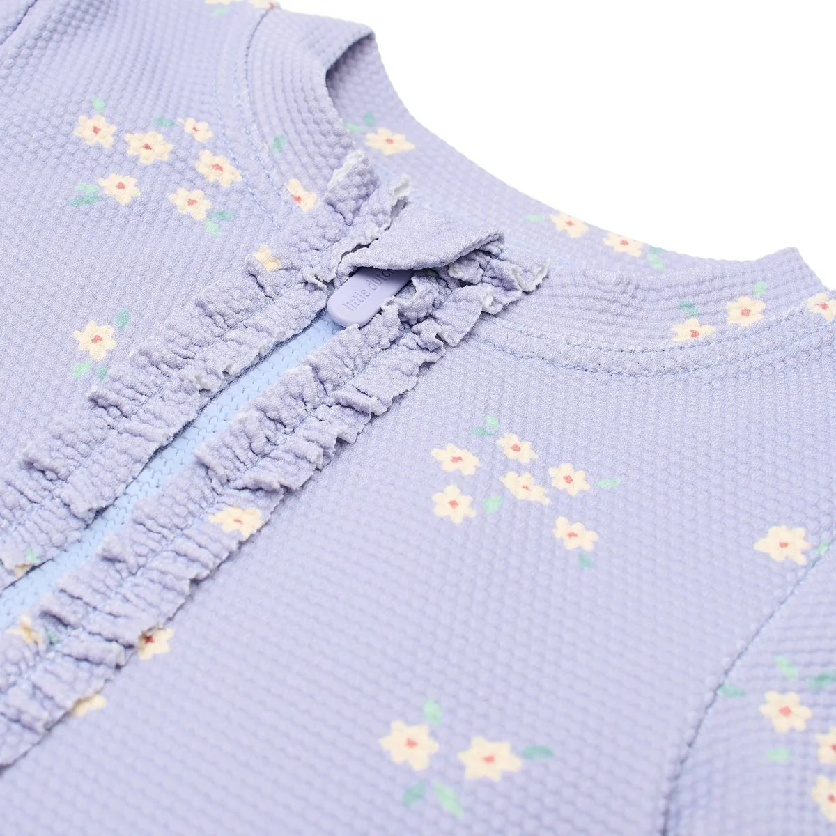 Little Dutch Badpak Kind Lange Mouwen En Ruches Dreamy Lavender - Image 3