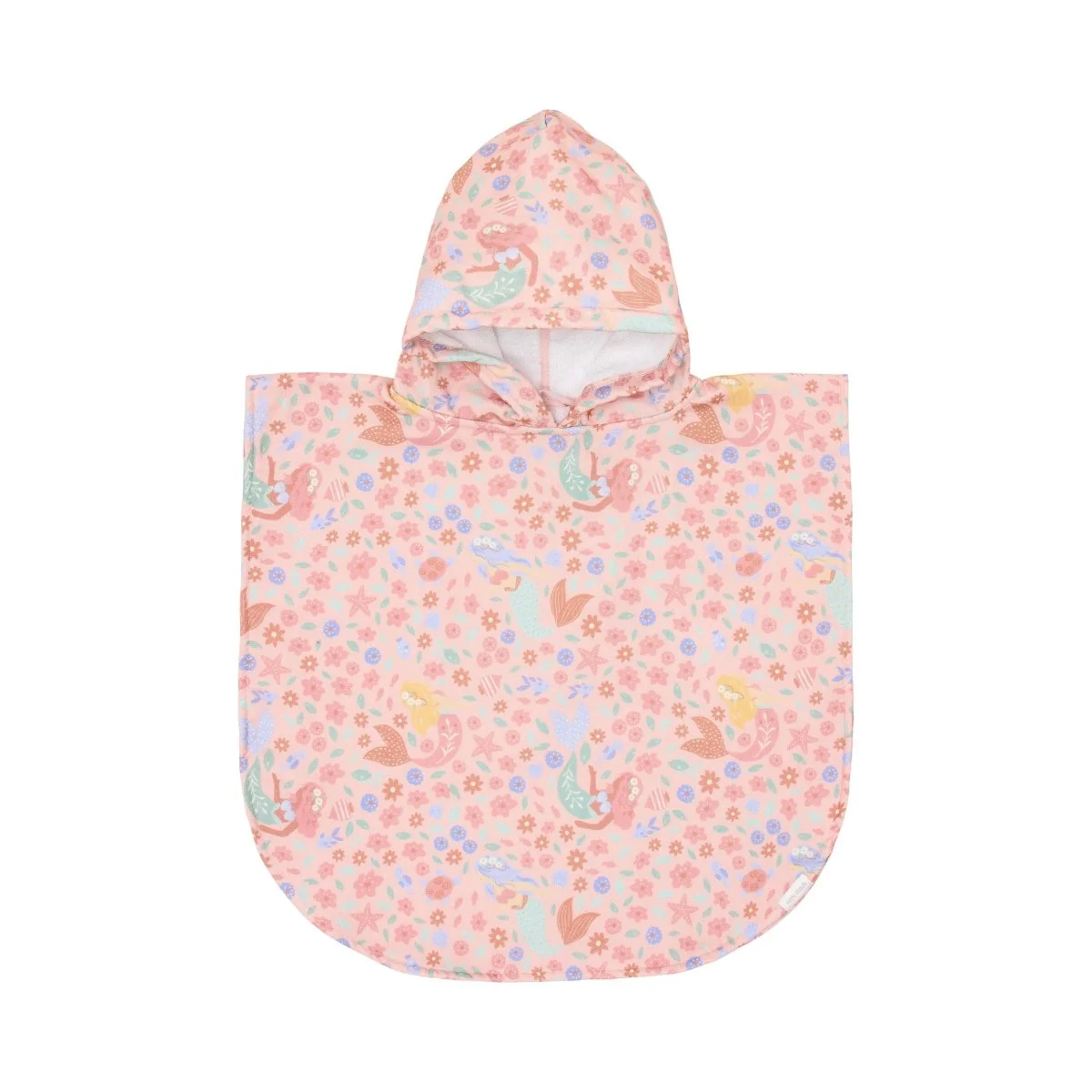 Little Dutch Badponcho Dreamy Mermaid Multicolour