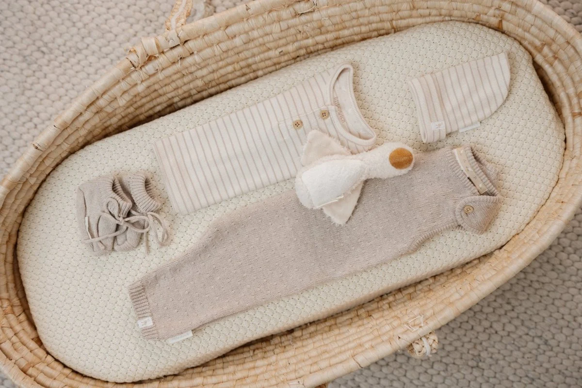 Little Dutch Boxpakje Gebreid Soft Beige Melee - Image 12