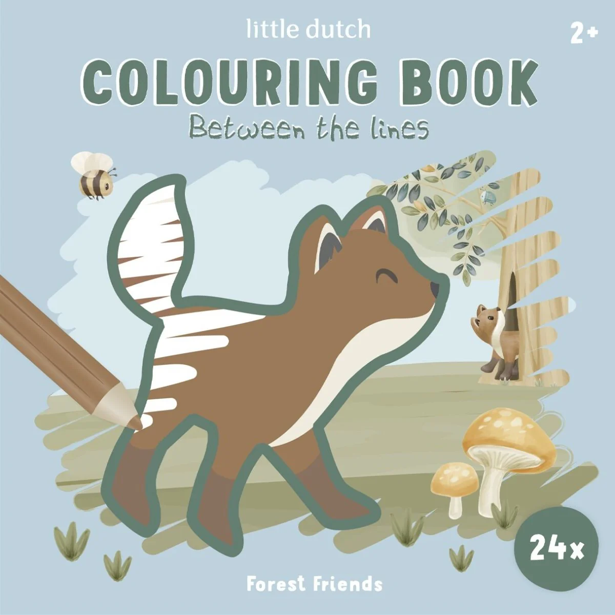 Little Dutch Kleurboek Forest Friends 24 delig