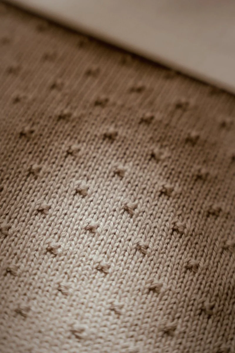 Little Dutch Ledikantdeken Pure Soft Beige Gebreid - Image 6