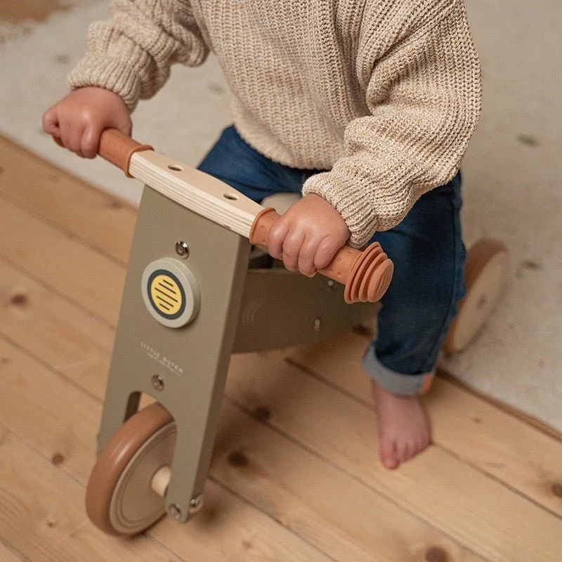 Little Dutch Loopfiets Driewieler Olive - Image 6