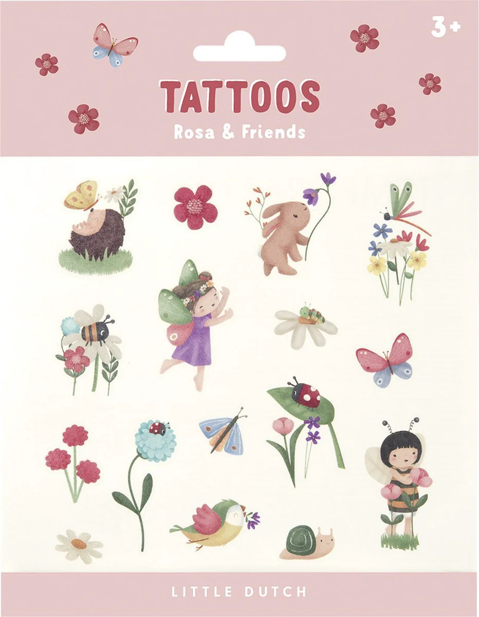 Little Dutch Nep Tattoo Rosa En Friends
