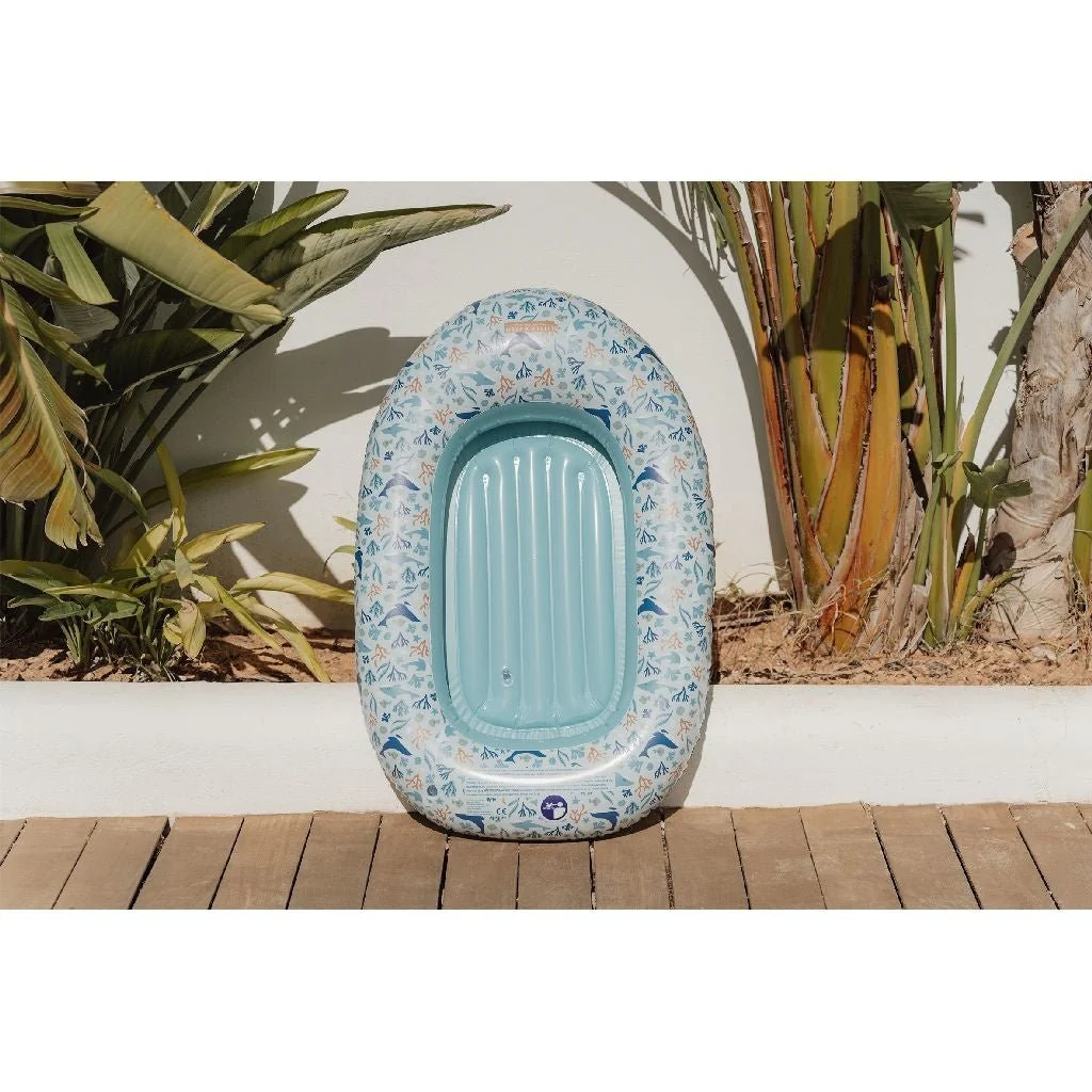 Little Dutch Opblaasboot Ocean Dreams Blue 100X67cm - Image 4