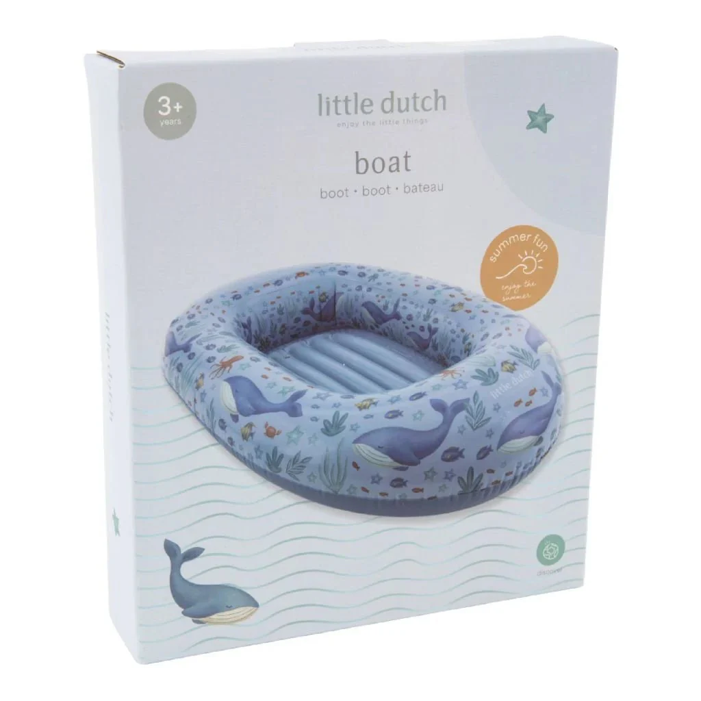 Little Dutch Opblaasboot Ocean World 100X67Cm - Image 10