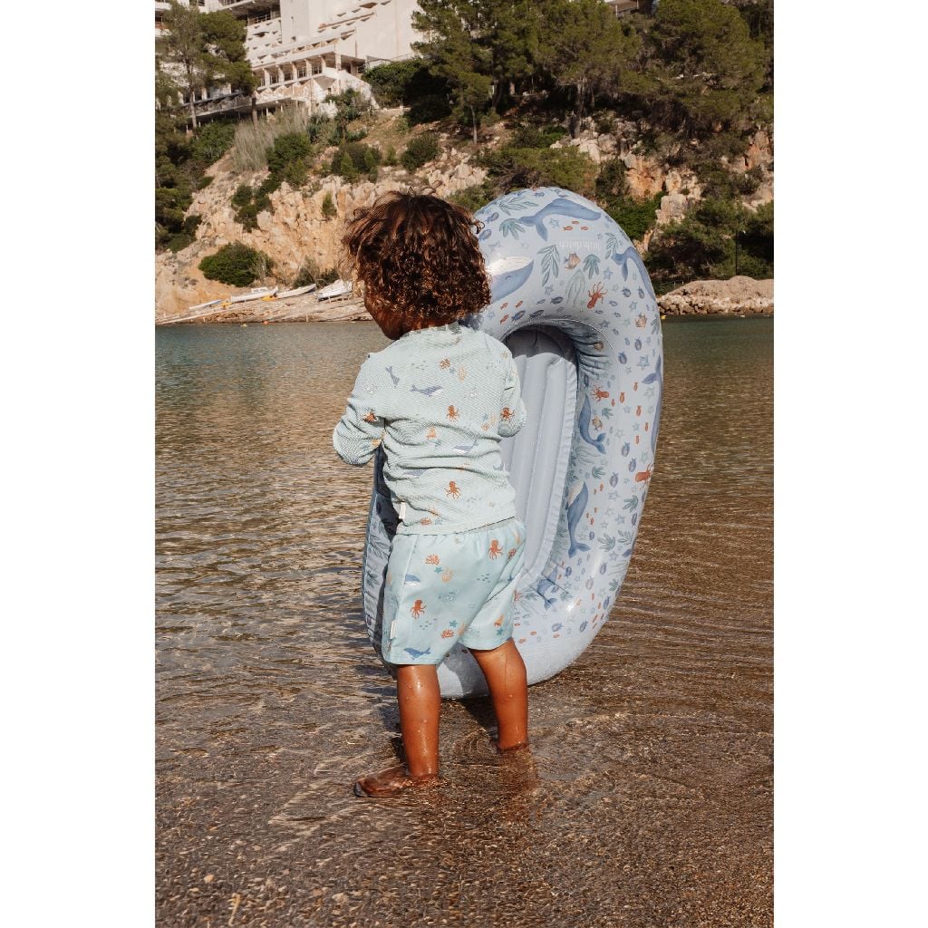 Little Dutch Opblaasboot Ocean World 100X67Cm - Image 5