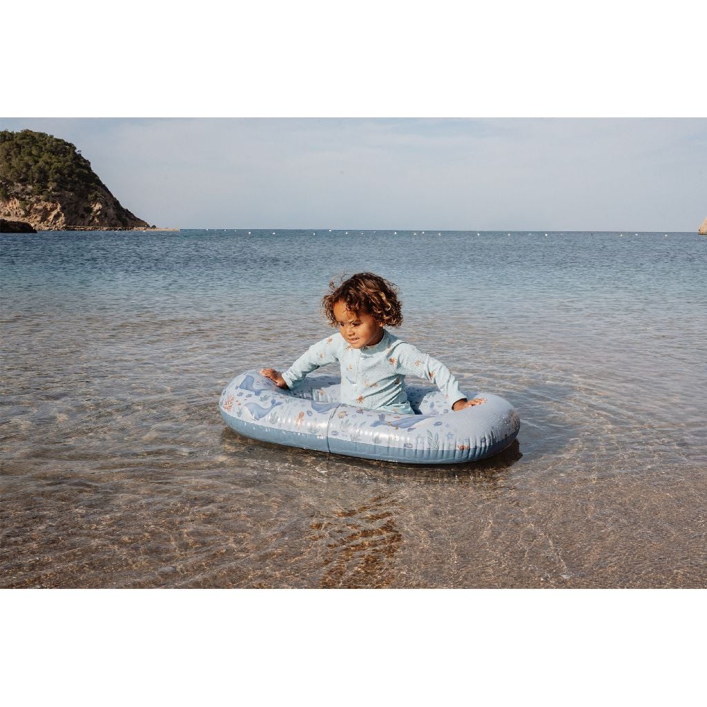 Little Dutch Opblaasboot Ocean World 100X67Cm - Image 7