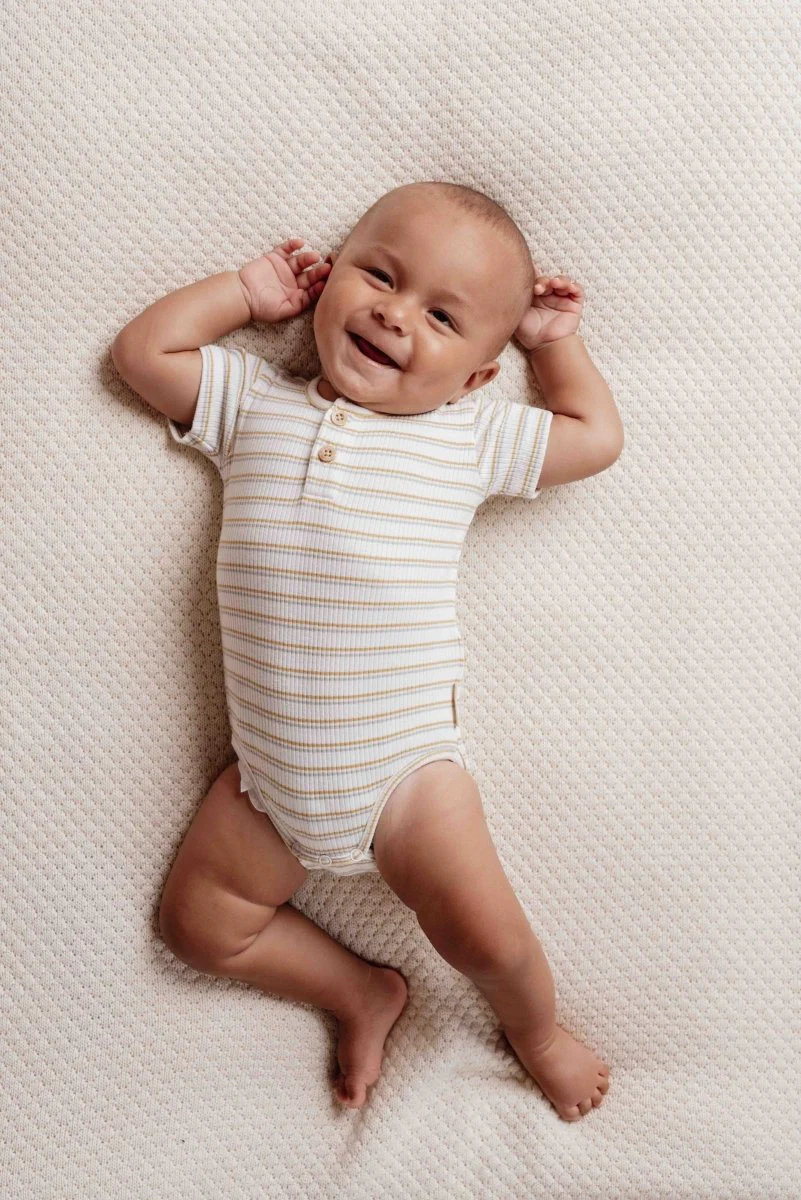 Little Dutch Romper Multi Streep Korte Mouw - Image 3