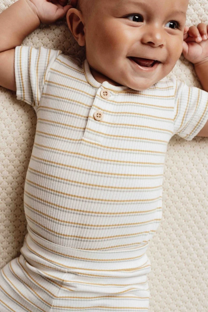Little Dutch Romper Multi Streep Korte Mouw - Image 5