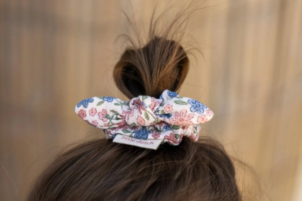 Little Dutch Scrunchie Multi Meadow Flowers One Size 2St - Image 8