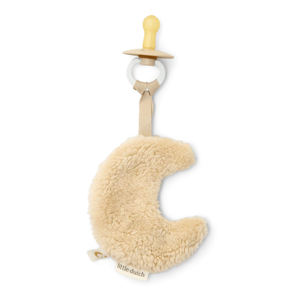 Little Dutch Speendoekje Maan Pure Soft Beige