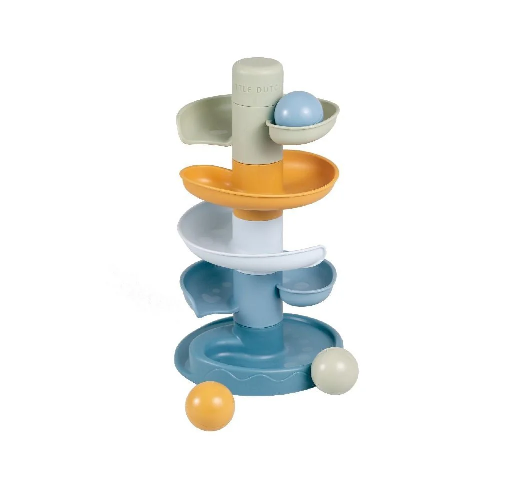 Little Dutch Stapeltoren Blauw met Ballen - Image 3