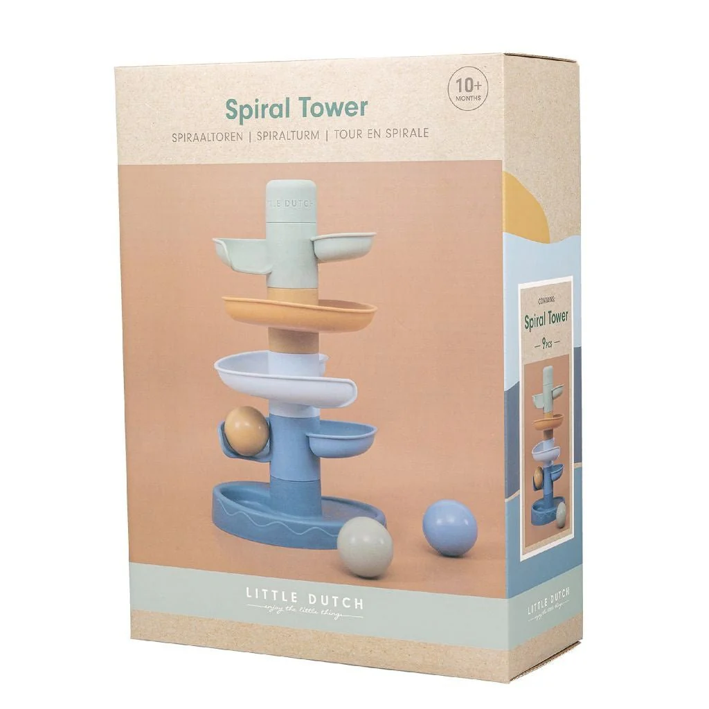 Little Dutch Stapeltoren Blauw met Ballen - Image 4