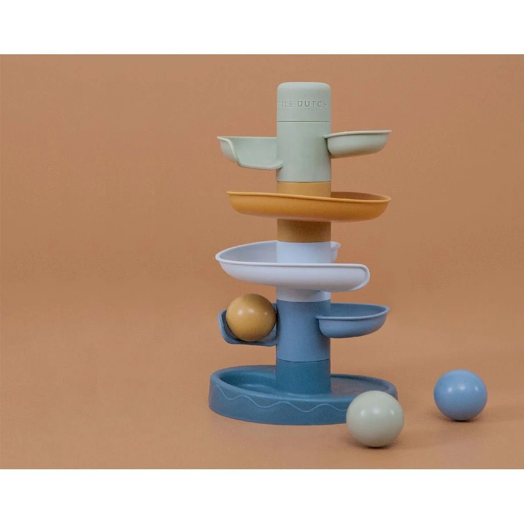 Little Dutch Stapeltoren Blauw met Ballen - Image 6
