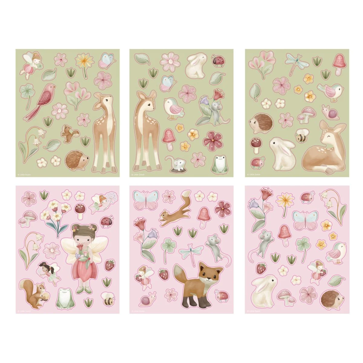 Little Dutch Stickers Fairy Garden Set 102 Delig - Image 2
