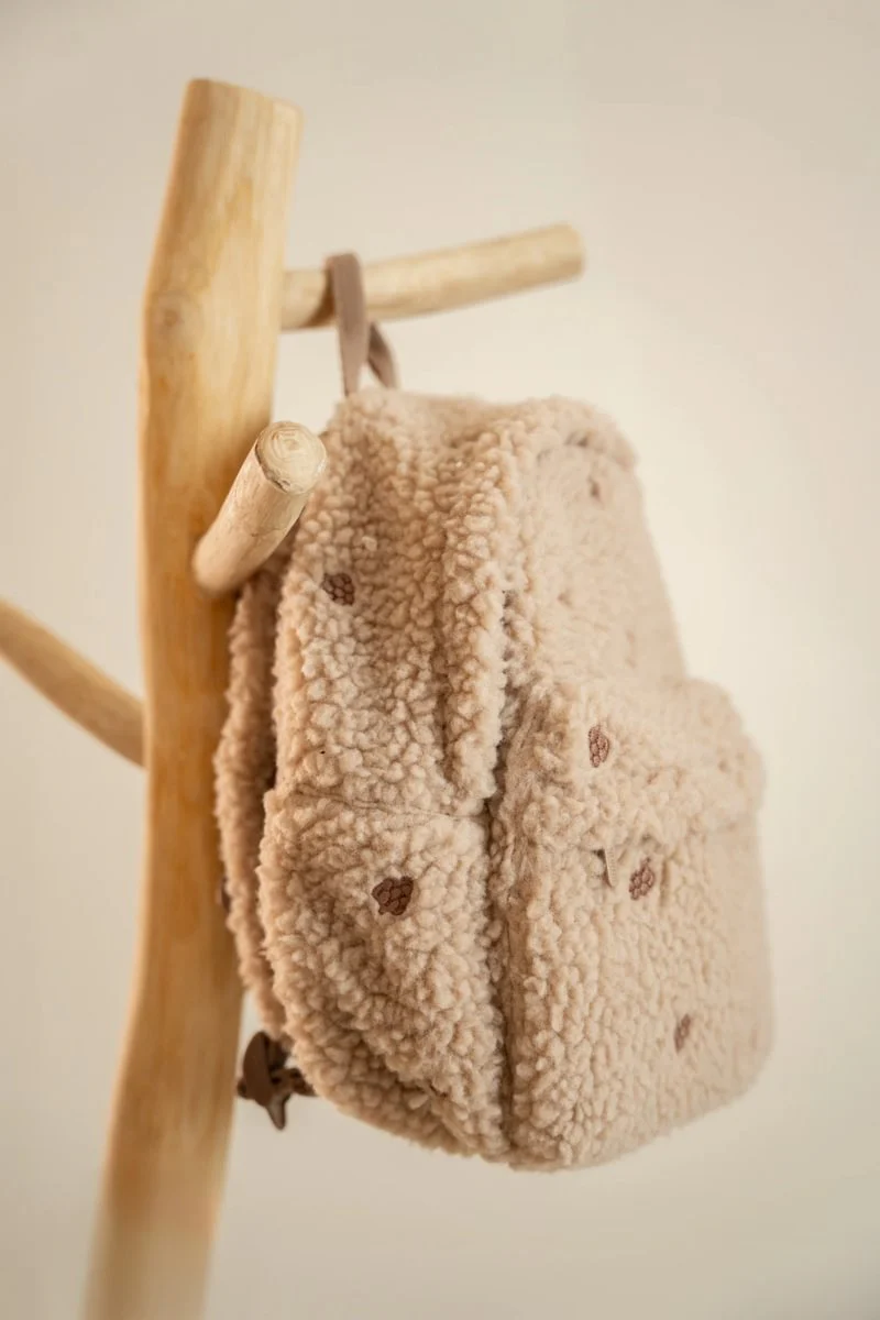 Little Dutch Teddy Rugzak Forest Friends Taupe - Image 5