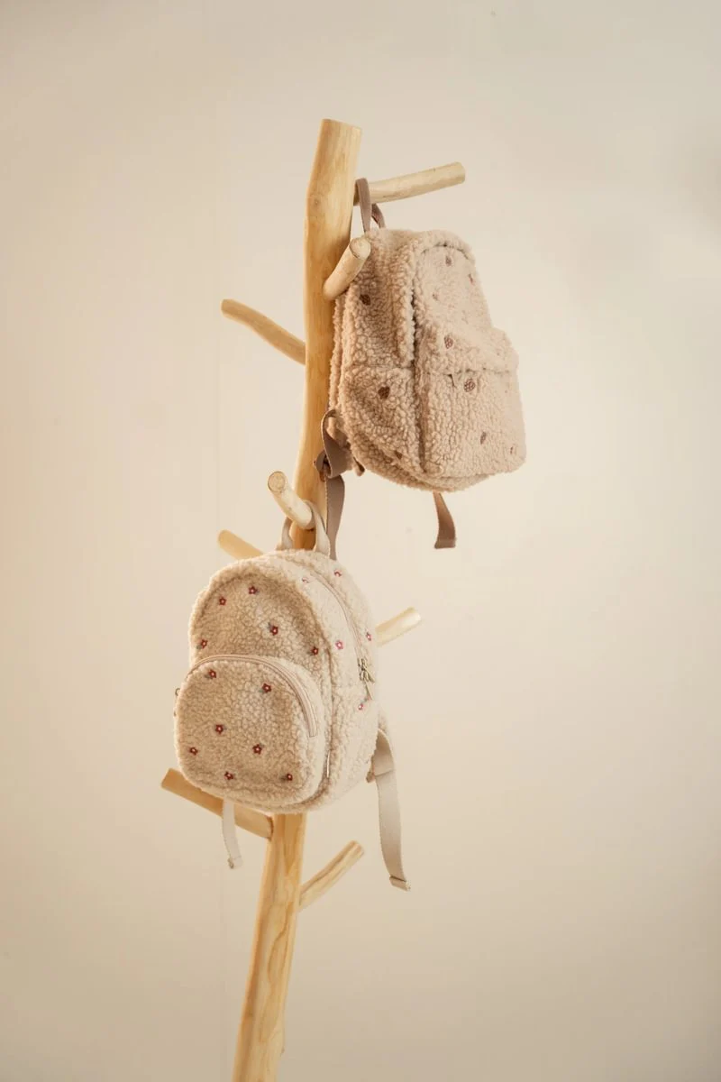 Little Dutch Teddy Rugzak Forest Friends Taupe - Image 6