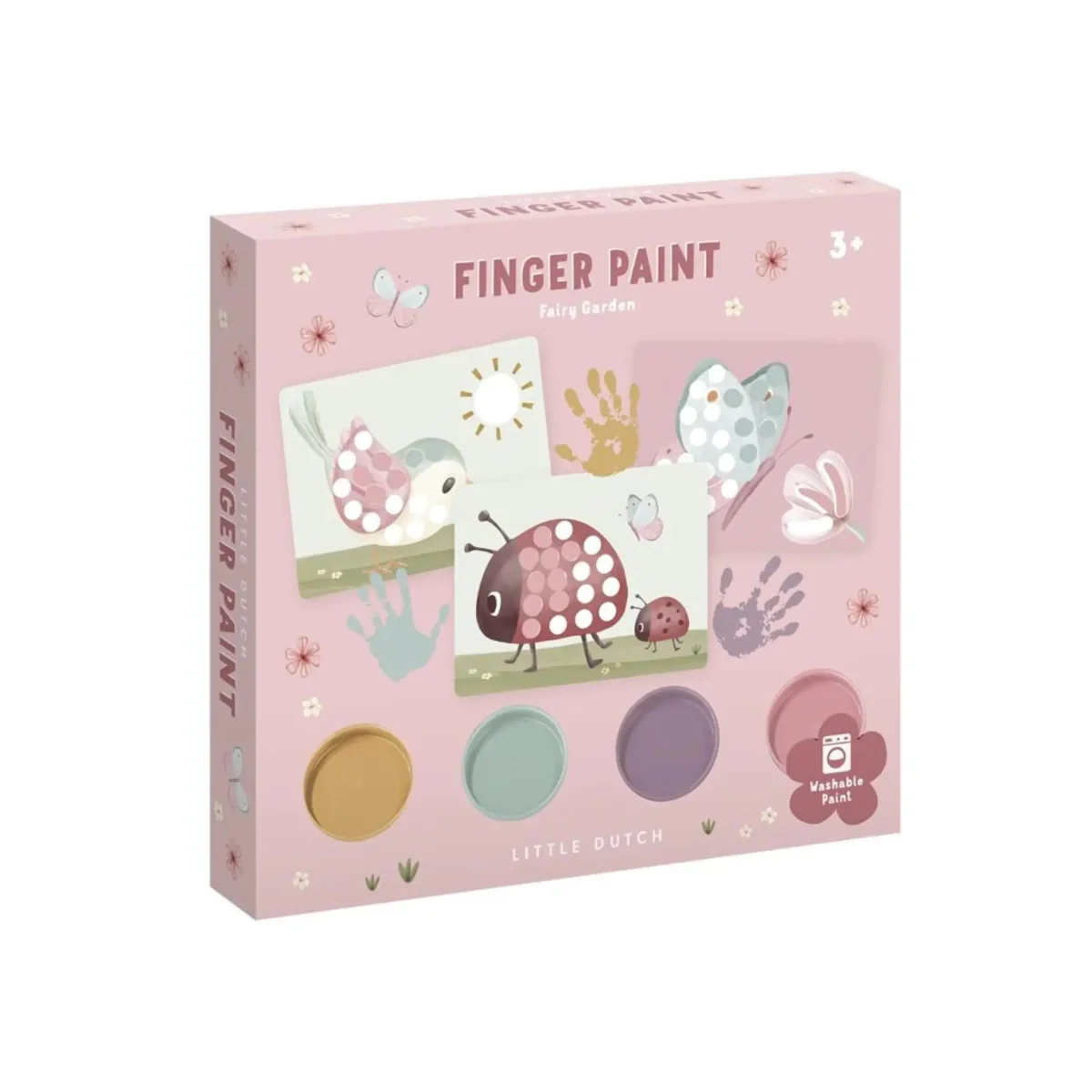 Little Dutch Vingerverf Set Fairy Garden 14 delig