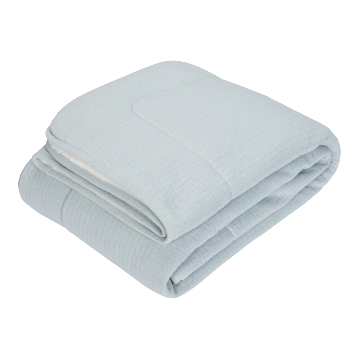 Little Dutch Wiegdeken Pure Soft Blue - Image 2