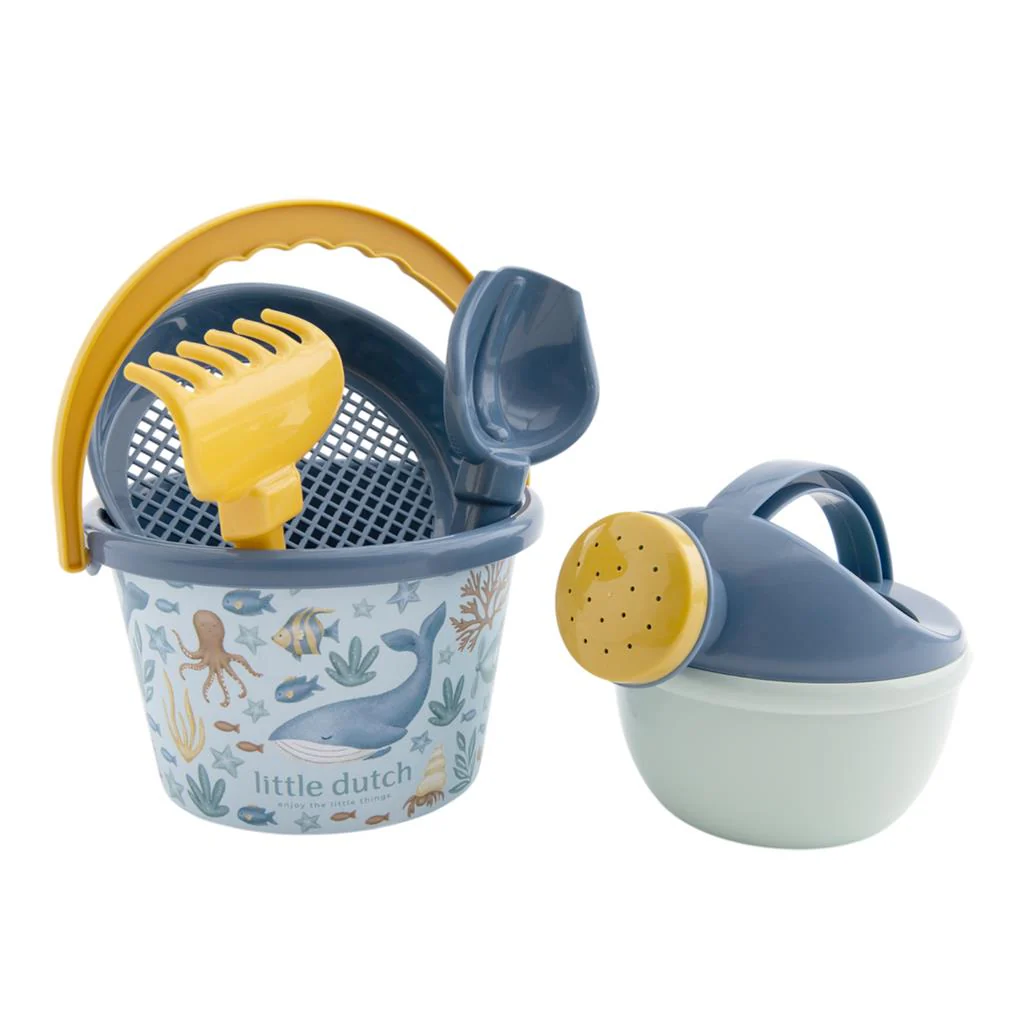 Little Dutch Zandbak Speelgoed Ocean World 9,5Cm 5 Delig