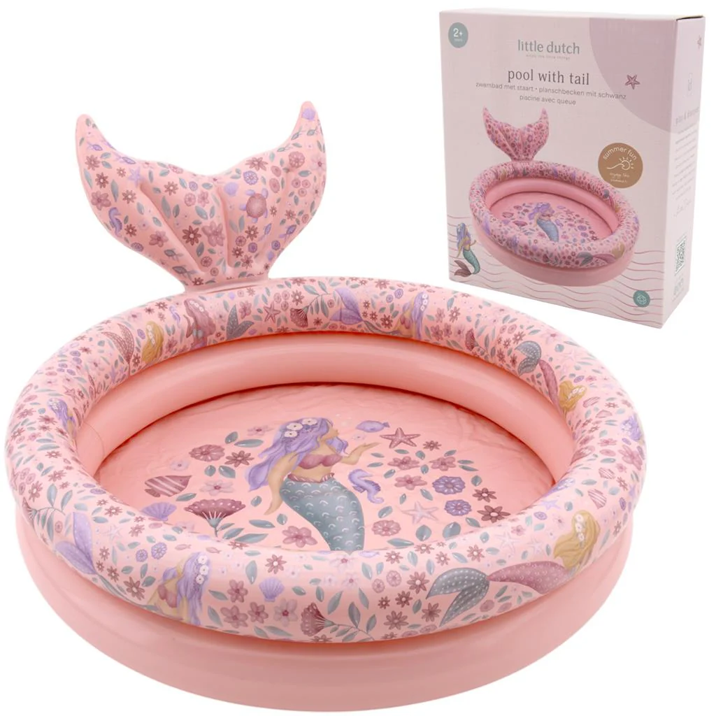 Little Dutch Zwembad Dreamy Mermaid Met Staart 80Cm - Image 4