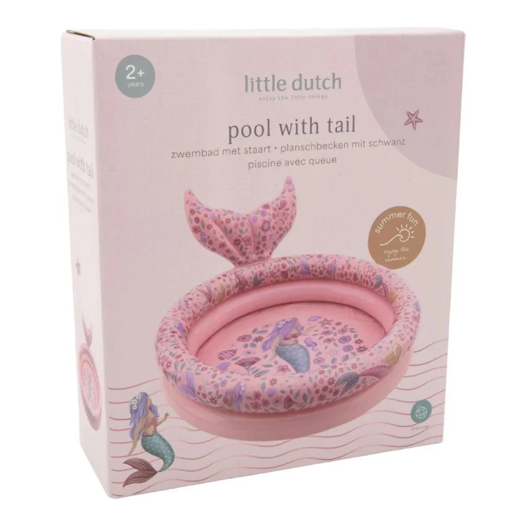 Little Dutch Zwembad Dreamy Mermaid Met Staart 80Cm - Image 8