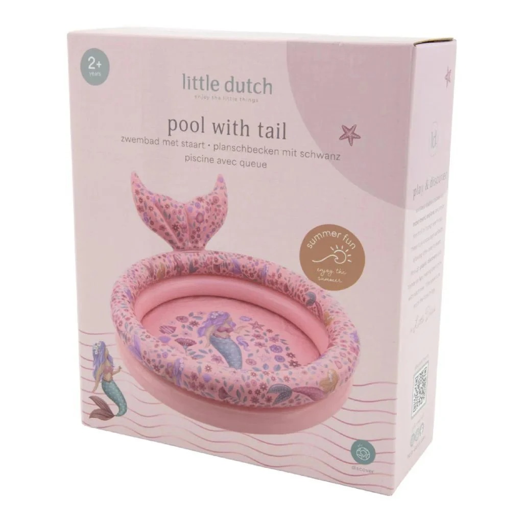 Little Dutch Zwembad Dreamy Mermaid Met Staart 80Cm - Image 9