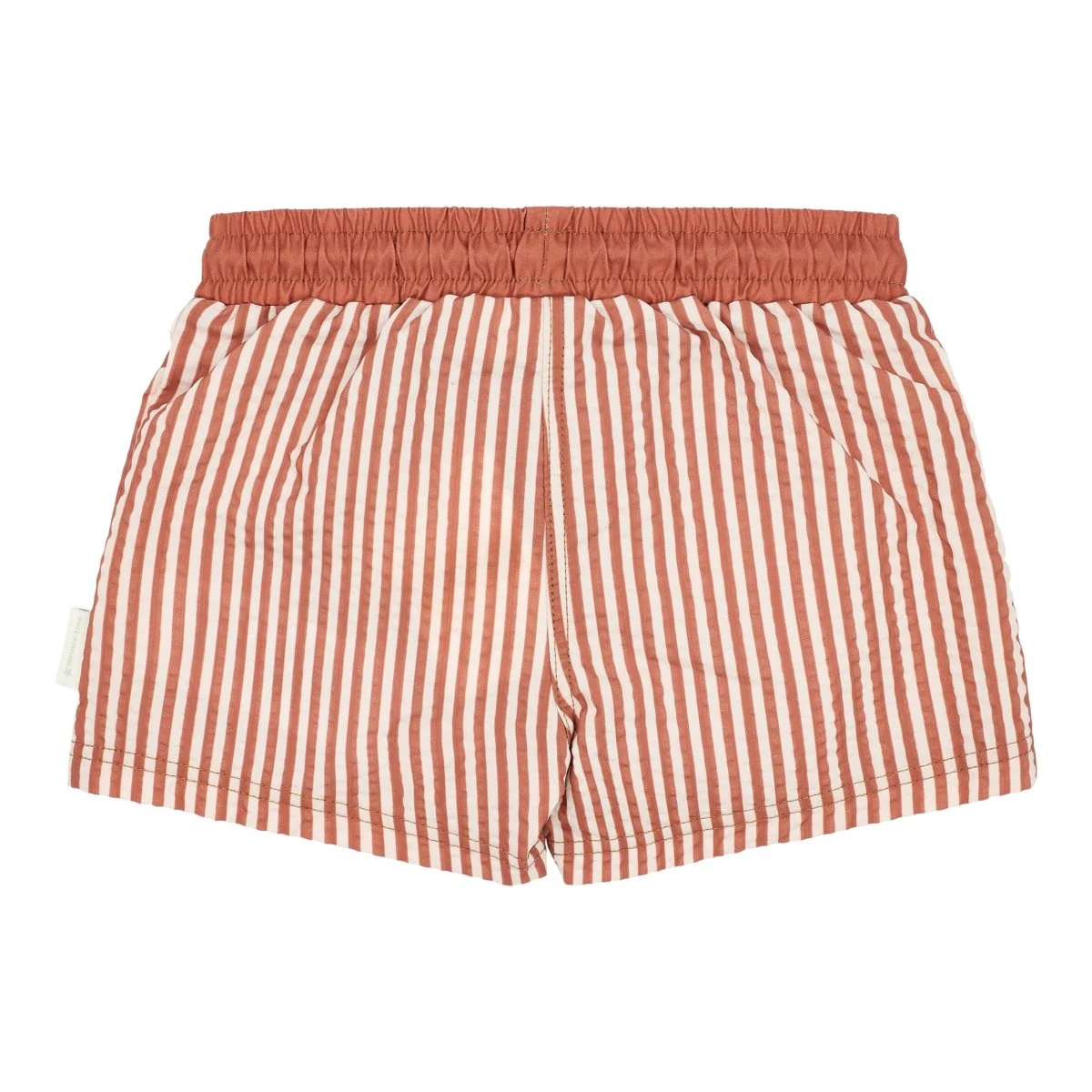 Little Dutch Zwembroek Kind Short Ocean Brown Stripes - Image 2