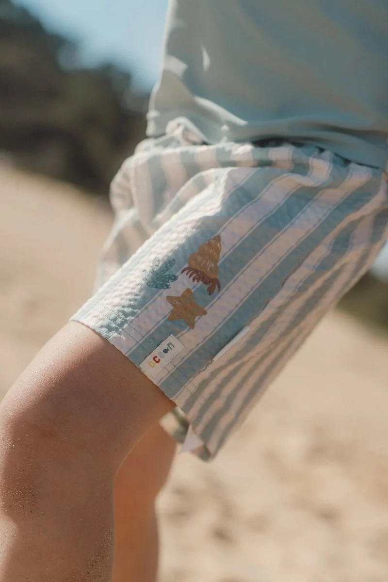 Little Dutch Zwembroek Kind Short Ocean Surf Stripes - Image 6