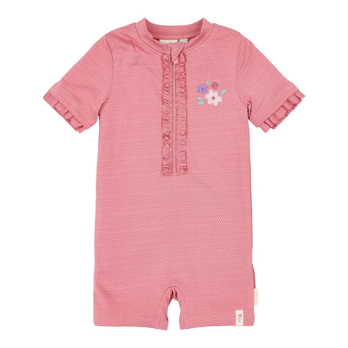Little Dutch Zwempak Kind Korte Mouwen Dreamy Pink Sparkle