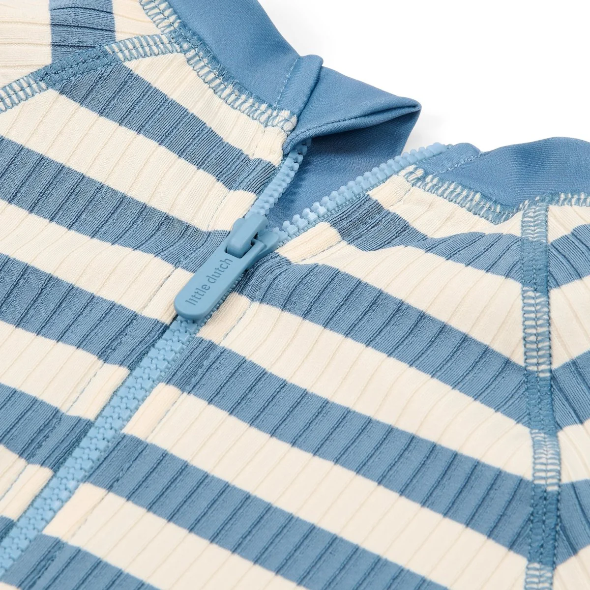 Little Dutch Zwempak Kind Korte Mouwen Ocean Blue Stripes - Image 3