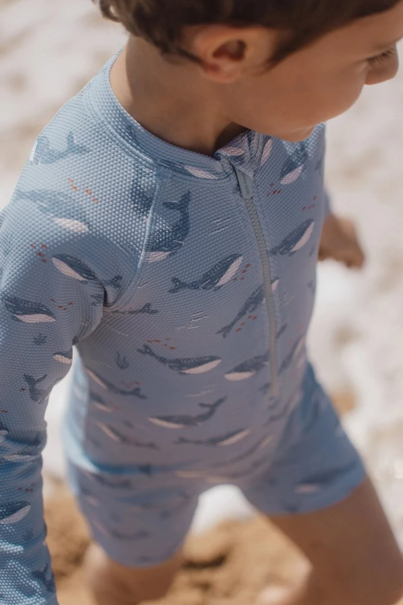 Little Dutch Zwempak Kind Lange Mouwen Ocean Splash - Image 6