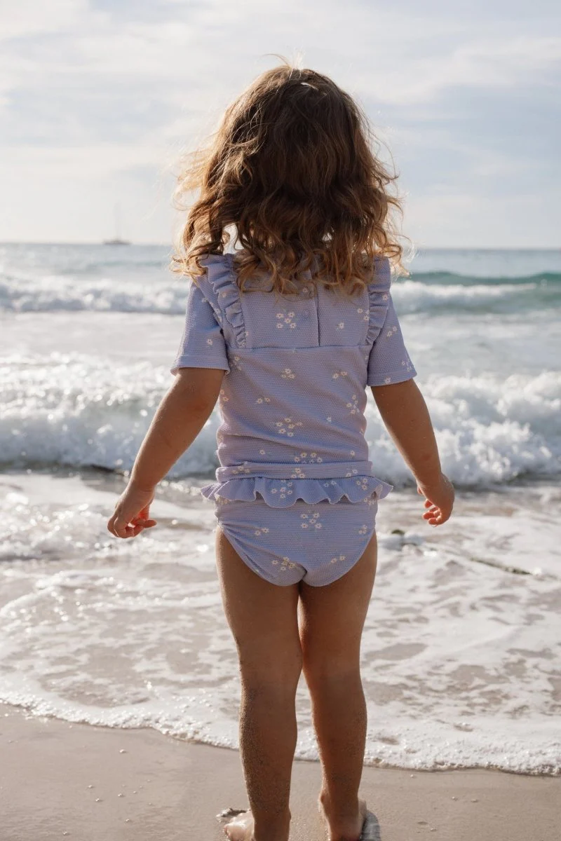 Little Dutch Zwemshirt Kind Korte Mouwen En Broekje Dreamy Lavender - Image 15