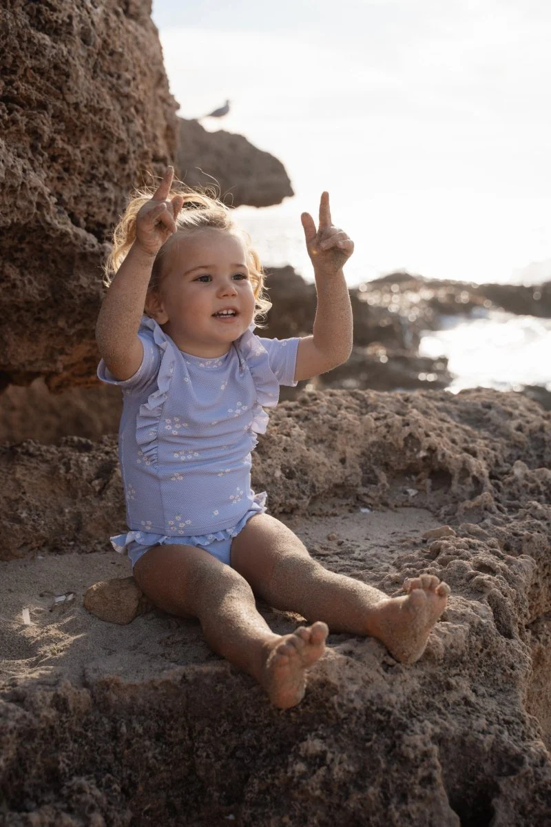 Little Dutch Zwemshirt Kind Korte Mouwen En Broekje Dreamy Lavender - Image 18